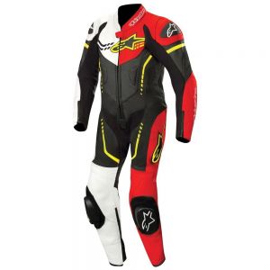 MOTO אתר הדילים המוטוריים חליפות ילדים Kids Motorcycle Alpinestars GP Plus Leather Race Suit Black White Red Yellow T