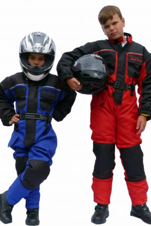 MOTO אתר הדילים המוטוריים חליפות ילדים Kids One-Piece Biker Textile X-Tenda Motorcycle Suit Waterproof Red 6-7 Years