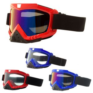 MOTO אתר הדילים המוטוריים משקפי מבוגרים  Retro Helmet Motorcycle Goggles Dust Proof Motorbike Eyewear Motocross Glasses
