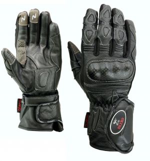 MOTO אתר הדילים המוטוריים כפפות מבוגרים ISLERO Leather Thermal Winter Motorbike Motorcycle Gloves Carbon Fiber Knuckles 