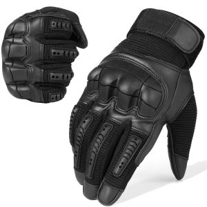 MOTO אתר הדילים המוטוריים כפפות מבוגרים Touch Screen Leather Motorcycle Full Finger Gloves Motorbike Racing Moto Driving