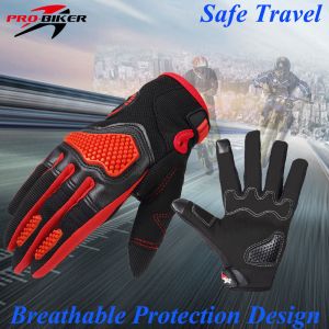 MOTO אתר הדילים המוטוריים כפפות מבוגרים Summer Leather Motorcycle Motorbike Gloves Short Knuckle Protection Full Finger