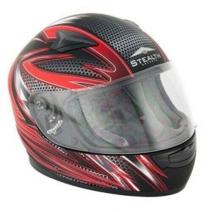 MOTO אתר הדילים המוטוריים קסדות ילדים Stealth HD127 Razor Kids Children Youth Full Face Motorcycle Motorbike Helmet