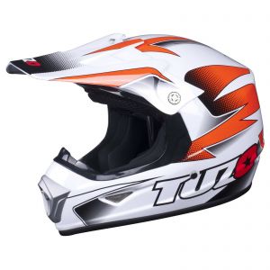 MOTO אתר הדילים המוטוריים קסדות ילדים Tuzo MX Motorcycle Motorcross ECE Approved XP-7 Kids Helmet - Orange