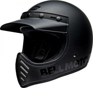    Bell Moto-3 Matte Blackout Classic Helmet