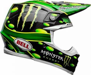    Bell MX Moto-9 Flex Motocross Helmet Mcgrath Monster Green Replica Size X Large