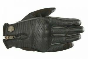 Alpinestars Honda Rayburn Gloves Black Leather Short Motorcycle Gloves New