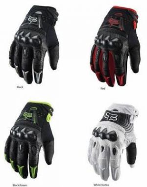 Fox Racing Bomber Motorcycle/ATV Bike Gloves Black / White M/L/XL