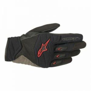 MOTO אתר הדילים המוטוריים כפפות מבוגרים Alpinestars Shore Gloves Black/Red XL