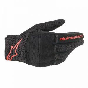 Alpinestars Copper Textile Gloves Black / Fluo Red