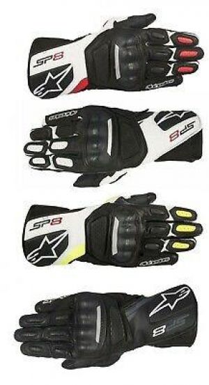 Alpinestars SP-8  SP8 V2 All colours Leather Racing & Sport Motorcycle Gloves