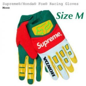 Popular Products Supreme x Honda Fox Racing Gloves Moss Green Medium Size