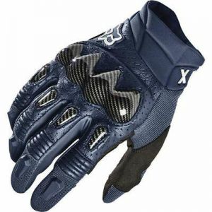 Fox Racing Bomber Motorcycle Glove - Navy Blue/Black, All Sizes