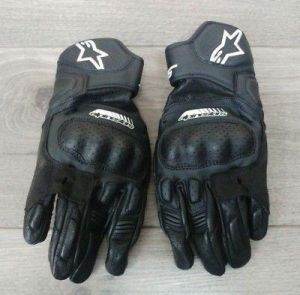 ALPINESTARS SP-5 LEATHER MOTORCYCLE GLOVES SIZE SMALL