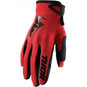 Thor Sector S20 Gloves OffRoad MX Motocross Enduro MTB BMX Adults - Red / Black