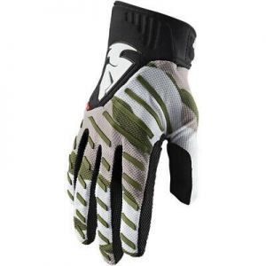 Thor Rebound S20 Gloves OffRoad MX Motocross Enduro MTB BMX Adults - Green Camo