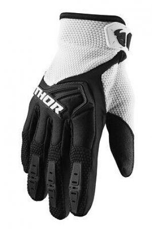 Thor MX Motocross Men&#039;s Spectrum Gloves (Black/White) Choose Size