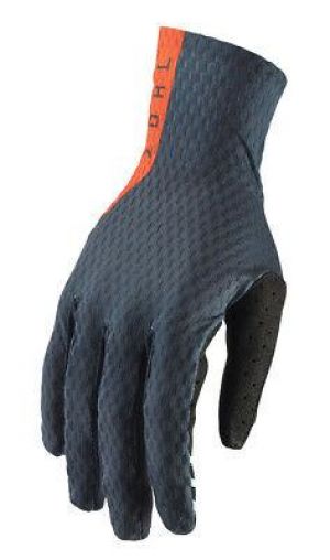 Thor MX Motocross Men&#039;s Agile Gloves (Midnight/Red Orange) Choose Size